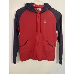 Nike Full Zip Hooded Jacket MLB St Louise Cardinals Youth Size XL Red Blue Retro